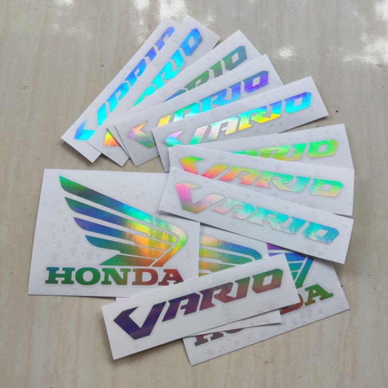 Stiker Sticker Cutting Hologram Honda Vario
