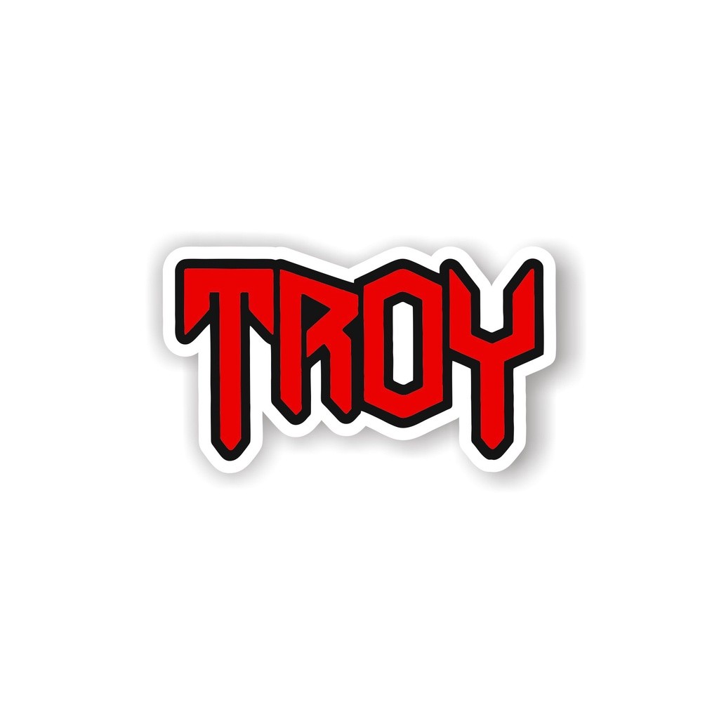 

Stiker brand stiker distro Troy bahan graftac anti air