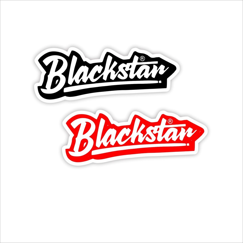 

Stiker brand stiker distro Black star bahan graftac anti air