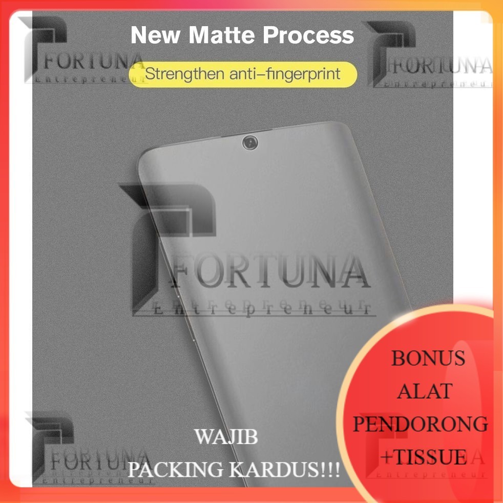 [ FORTUNA ] Hydrogel GLLARE MATTE REALME 10 REALME 10 PRO 5G REALME 10 PRO PLUS HYDROGEL MATTE FROST