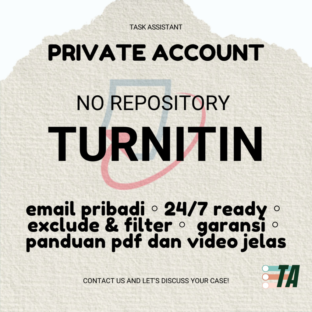 [Turnitin] TRUE LIFETIME NO REPOSITORY SOFTWARE cek plagiasi unlimited submit bonus VIDEO panduan pe