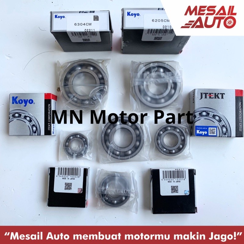 Bearing Laher Mesin Kruk as rasio Komplit Jupiter Z Vega R original Koyo Japan