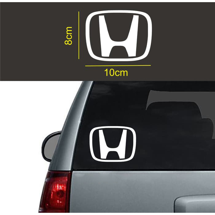 Stiker Mobil Logo Honda - Bahan Waterproof