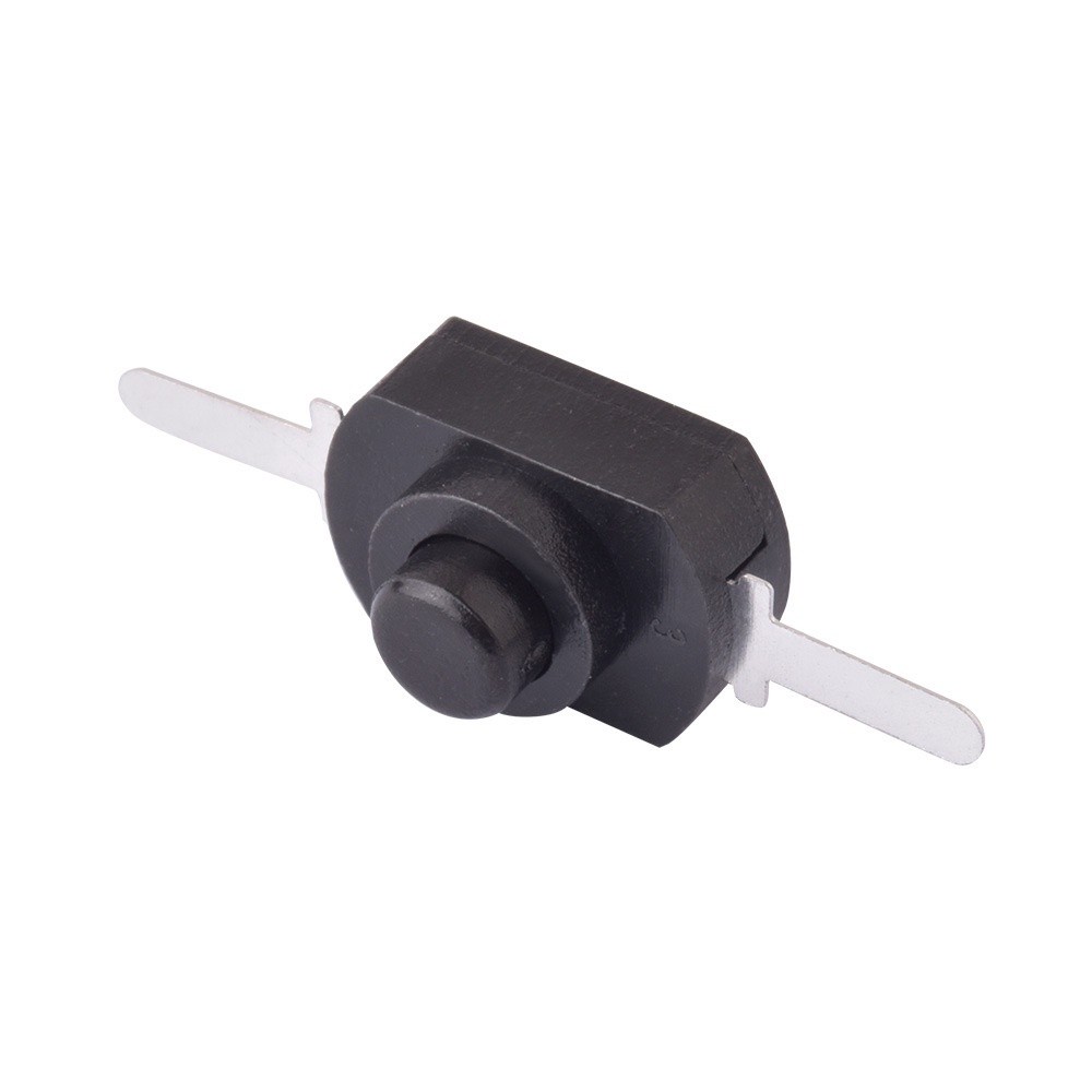 LMP Push Button ON OFF Toggle Switch Self Locking Waterproof Saklar Senter Kecil 30V 1A 2 Kaki Self 