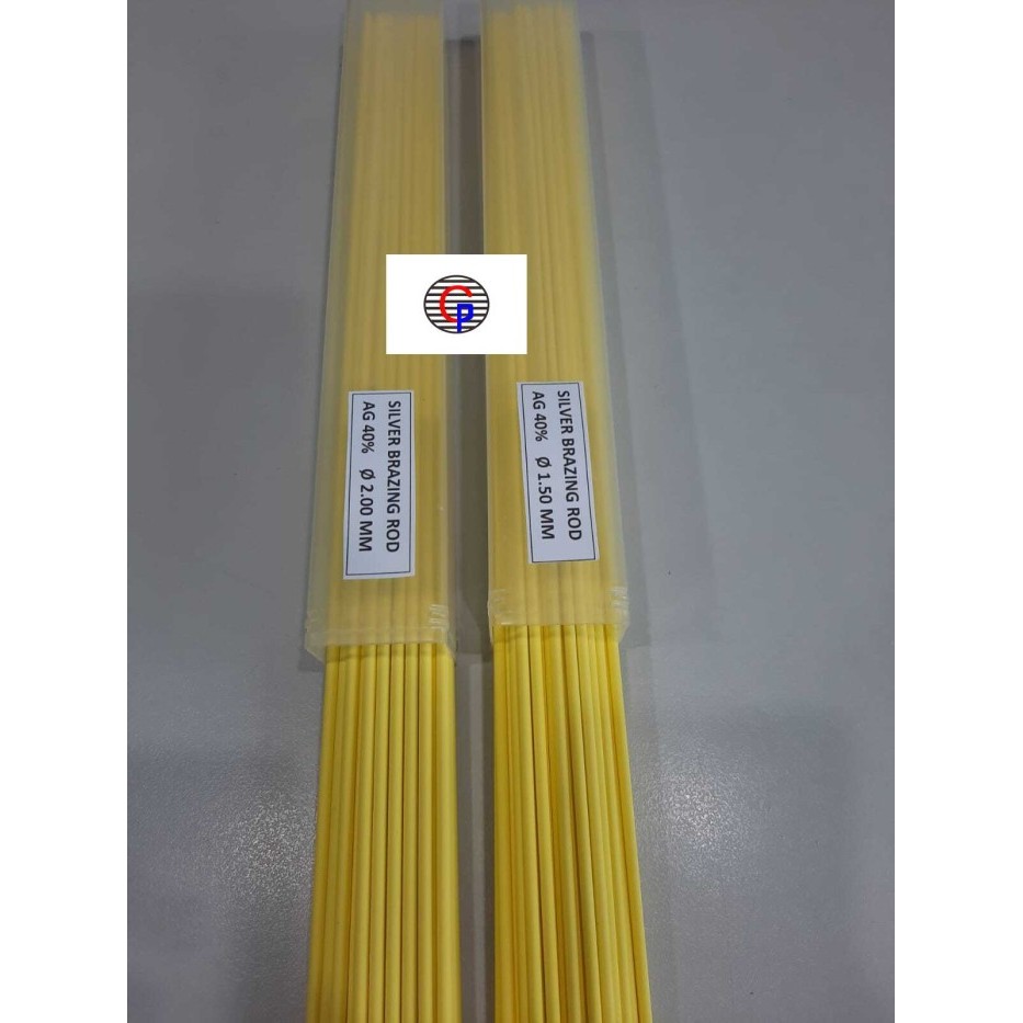 KAWAT LAS PERAK (SILVER BRAZING ROD) 40% KUNING diameter 1,5 mm