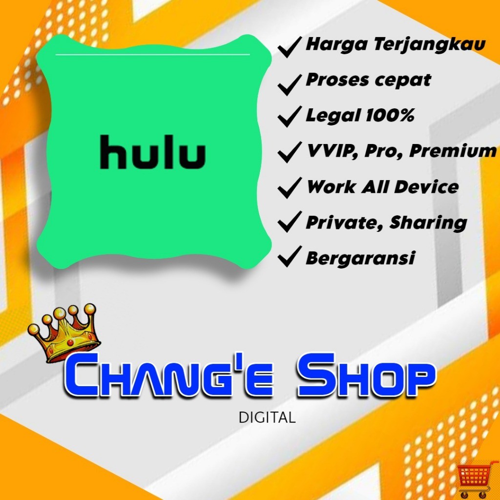 HULU ACCOUNT PREMIUM BISA SEMUA DEVICE (FULL GARANSI)