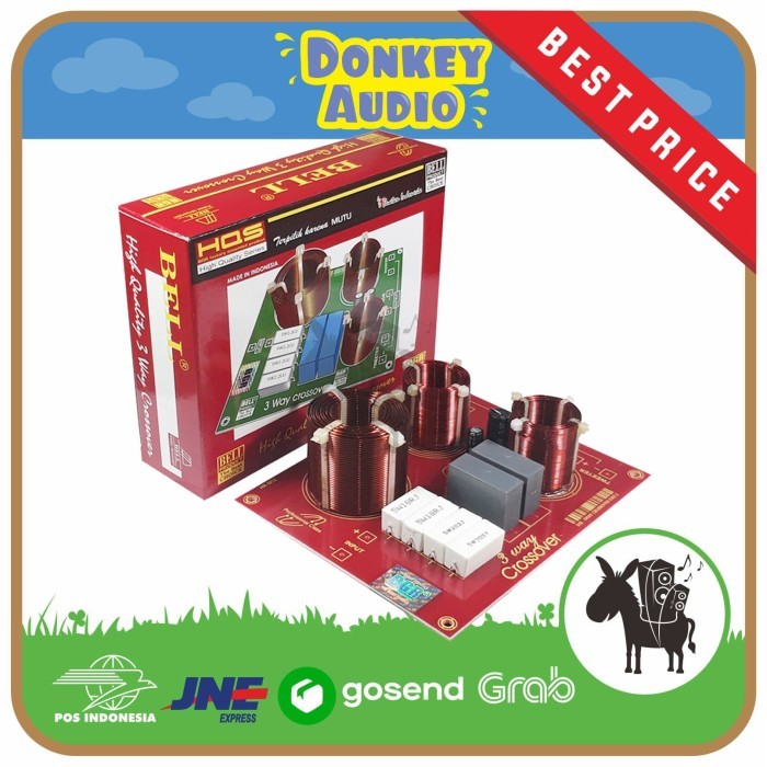 HD88 KIT CROSSOVER 3WAY KIT CROSSOVER 3 WAY BELL BGR CROSSOVER PASIF 3 WAY