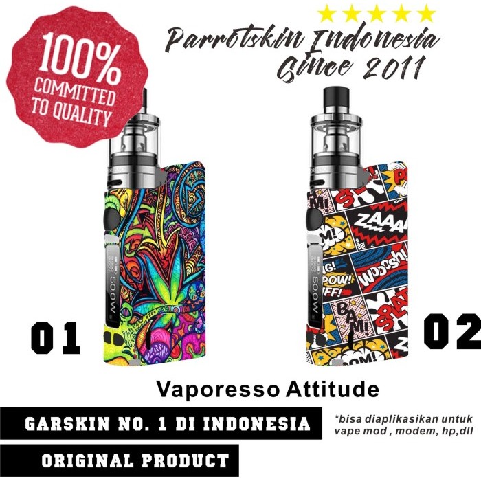 

Garskin esso Attitude Bisa custom gambar