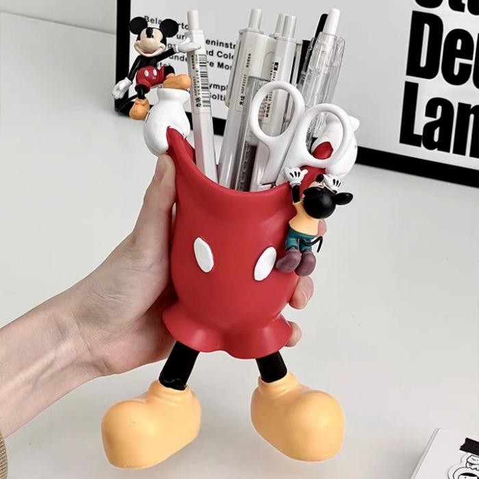 

AHHA 99KHOME Tempat Pensil Meja Kota Organizer Alat Tulis Wadah Pulpen Plastik Serbaguna H901