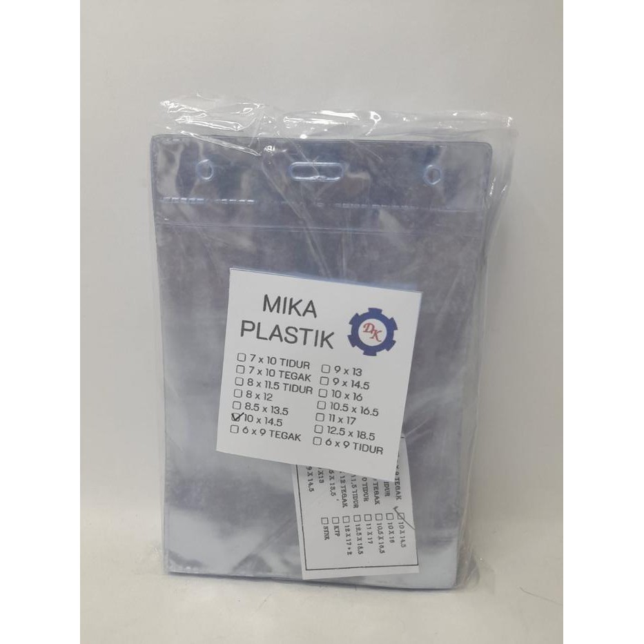 

ANDMA Plastik Mika Name Tag ID Card 100pcs - 10x14,5 Berdiri