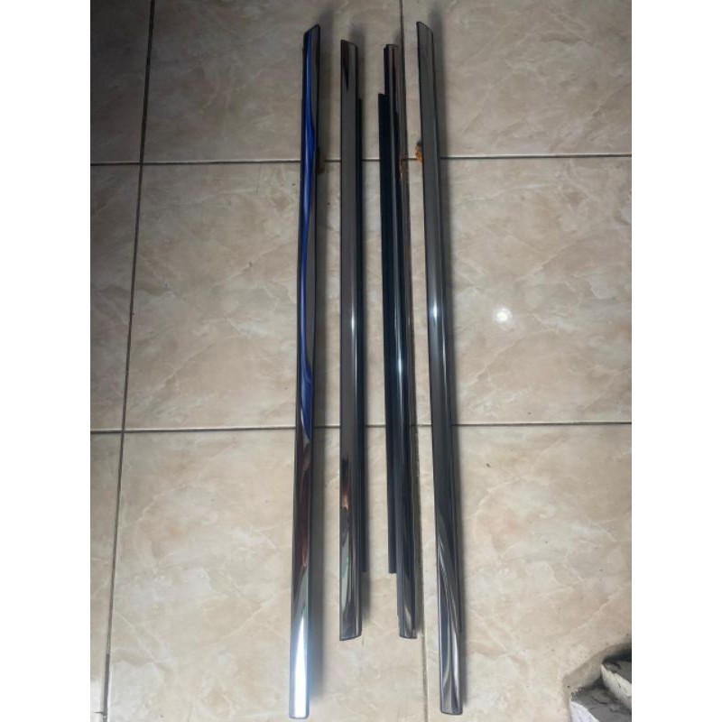 karet pelipit kaca pintu luar karimun estilo chrome