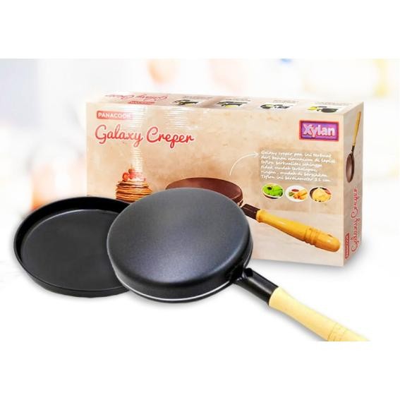 Teflon Cetakan Kulit Lumpia Risoles teplon GRATIS bubble Crepes Hitam