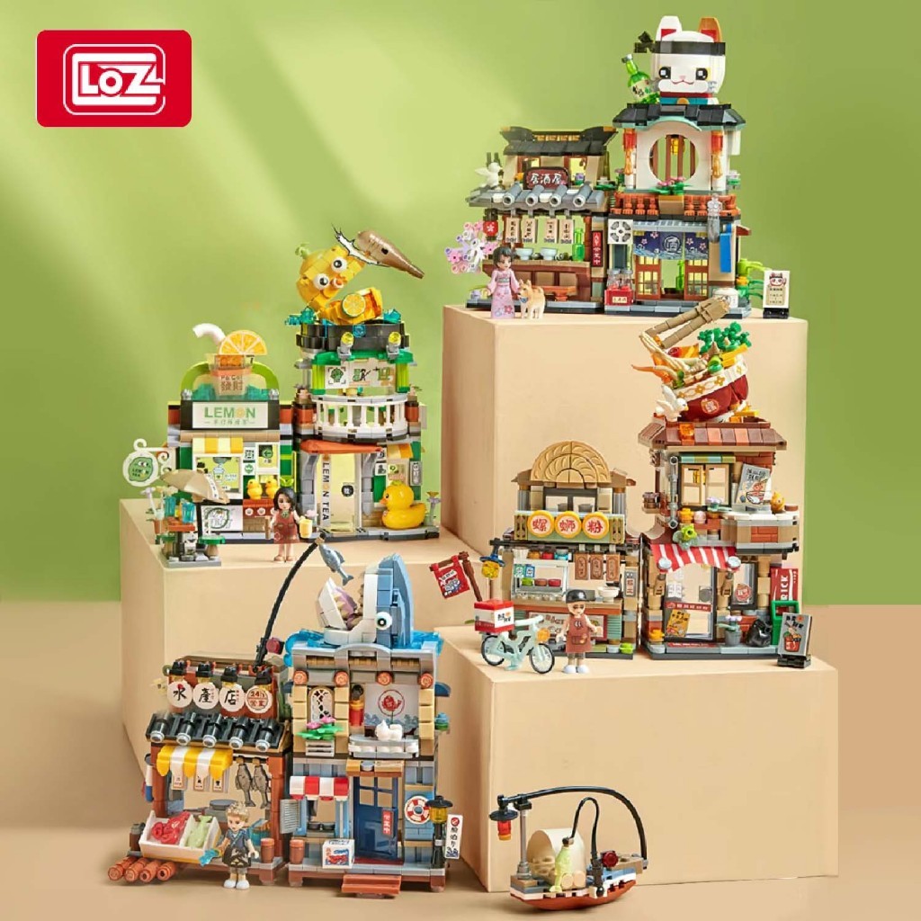 BLOCK CITY / NANO BLOCK / MAINAN BALOK SUSUN / MAINAN BALOK KARAKTER