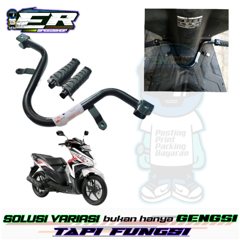 Footstep Vario 110 Karbu Step Vario 110 Karbu Satu Set TRG High Quality PNP Vario 110 Techno Karbu
