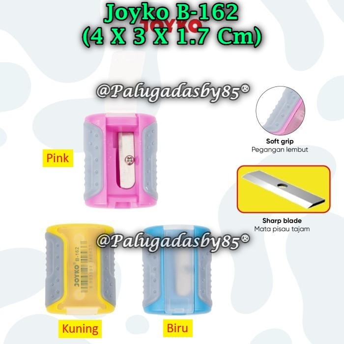 

(1 Biji) Rautan Tabung JOYKO B-162 BISA PILIH WARNA / Rautan Serutan Sharpener Joyko B-162 (1 Biji)