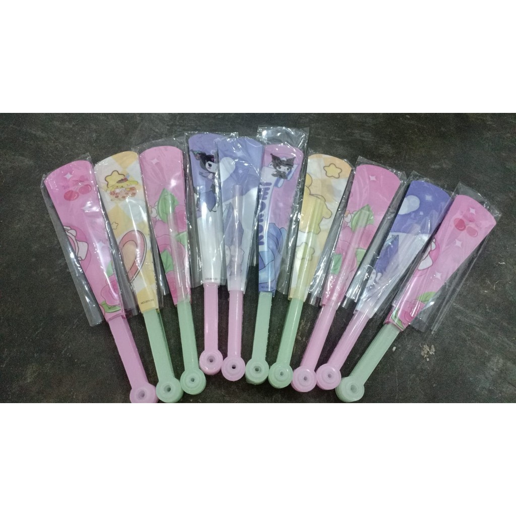 *AC* (1 PCS) KIPAS LIPAT / KIPAS TANGAN / KIPAS KARAKTER / KIPAS MANUAL