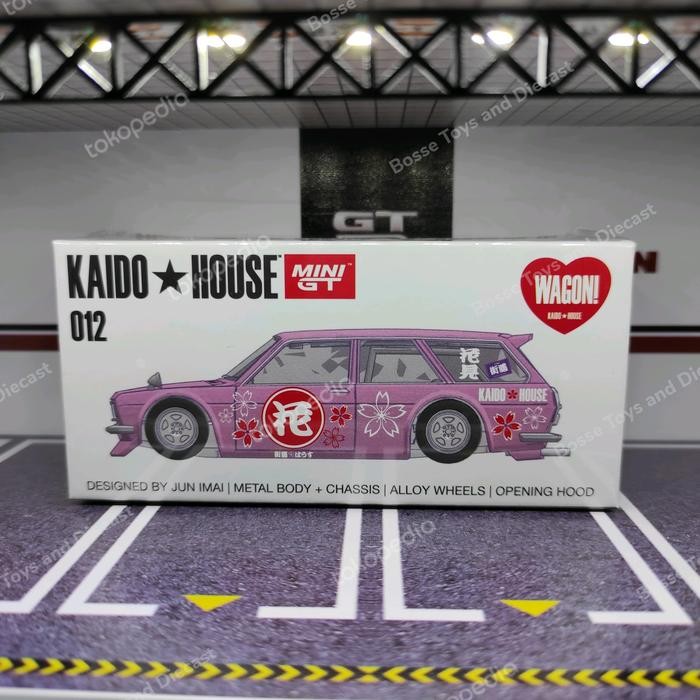 KAIDO*HOUSE MiniGT Datsun 510 Wagon Hanami VI PINK