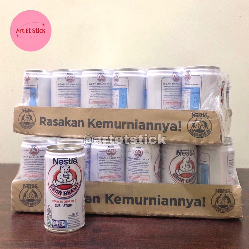 

1 Dus Nestle Susu Beruang Bear Brand 189ml Isi 30 Kaleng