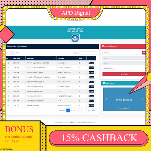 Source code Absensi Siswa dan guru dengan Barcode Berbasis Web bisa online atau offline APD