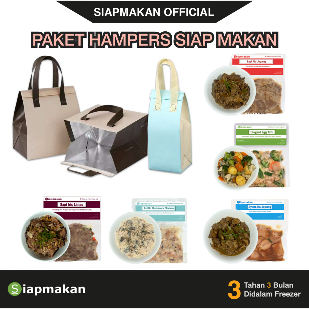 

Hampers Set Daging Sapi, Ayam dan Sayur Siap Makan