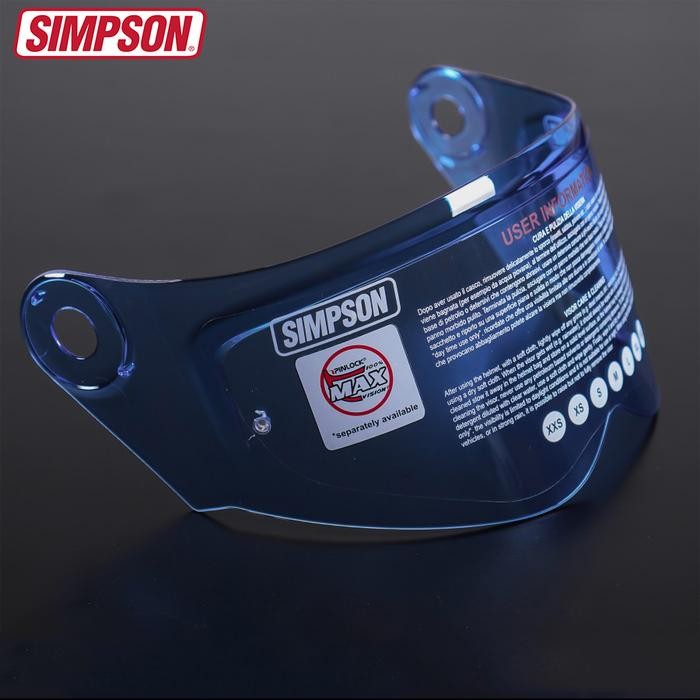 

Visor Simpson Darksome Light Blue Kaca Helm