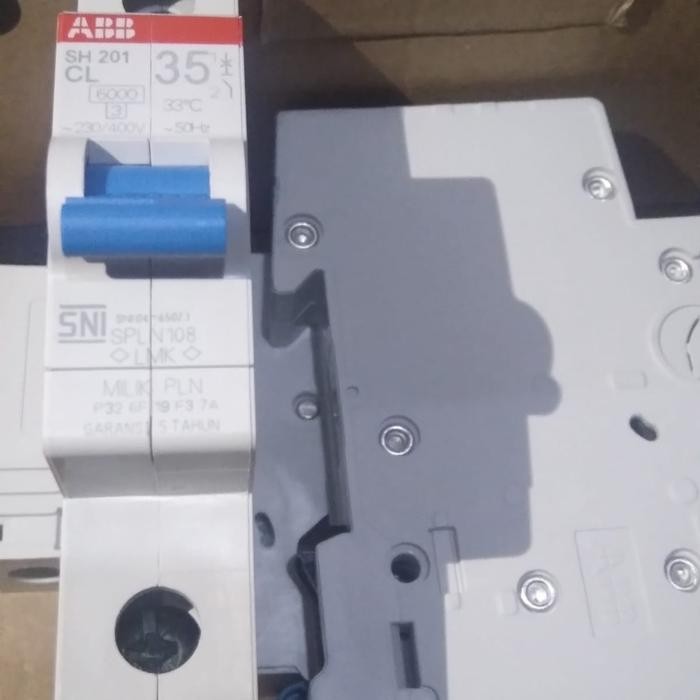 Promo MCB ABB 35A 1p Biru original terlaris