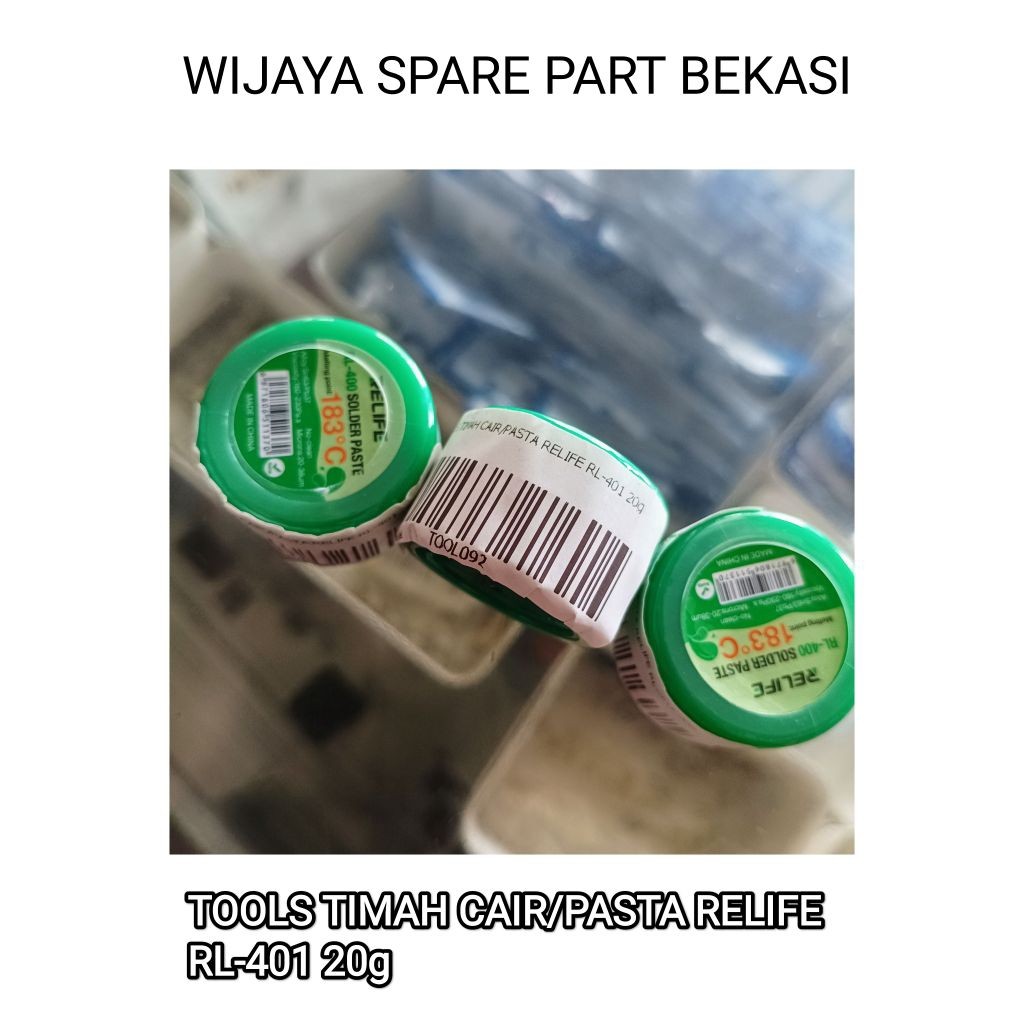 TOOLS TIMAH CAIR/PASTA RELIFE RL-401 20g