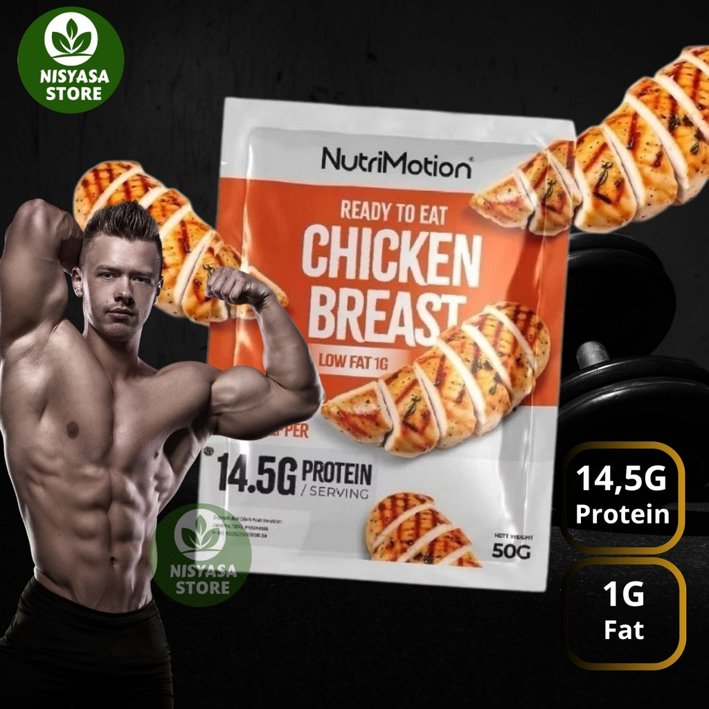 

NutriMotion Dada Ayam Tinggi Protein Ready to Eat Rendah Lemak & Kalori Dengan Rasa Blackpepper