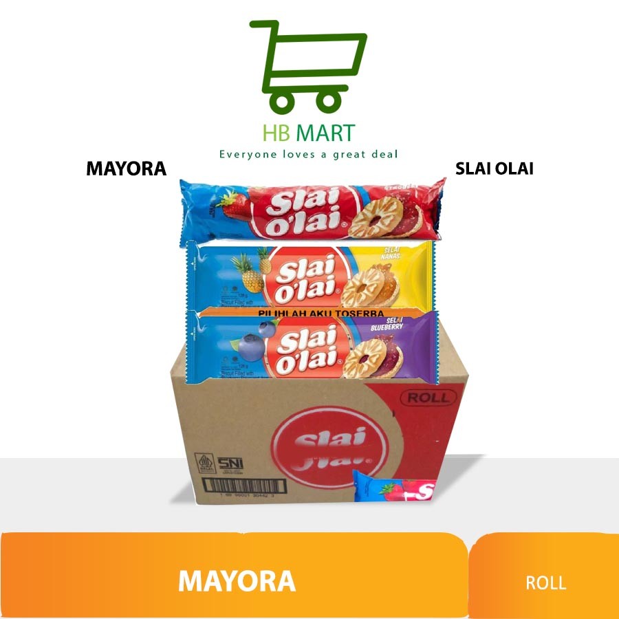 

BISKUIT SLAI O'LAI ROLL 128 gr - ( HARGA 1 KARTON ISI 24 ROLL )