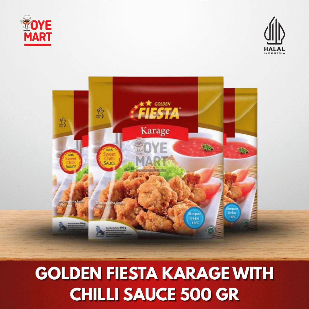 

GOLDEN FIESTA KARAGE WITH SWEET CHILLI SAUCE 500GR