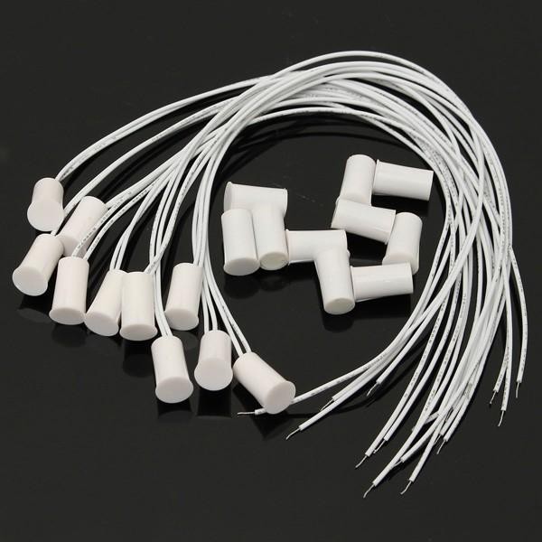 

[PROMO] 10pcs RC-33 Wired Door Window Sensor Magnetic Switch for