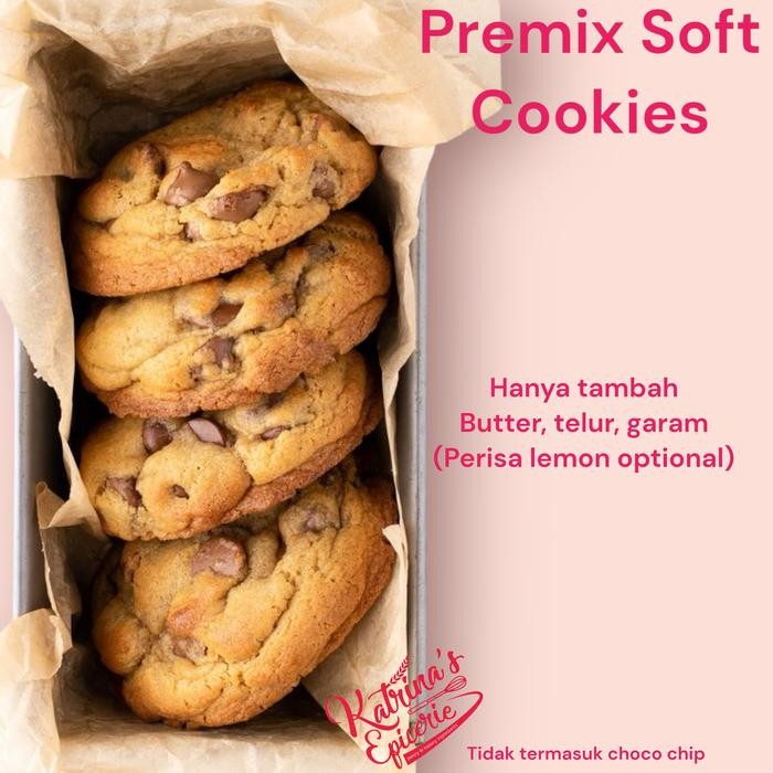 

Premix Vanilla Soft Cookies 500 Gram Tepung Instant Kue Kering Vanila