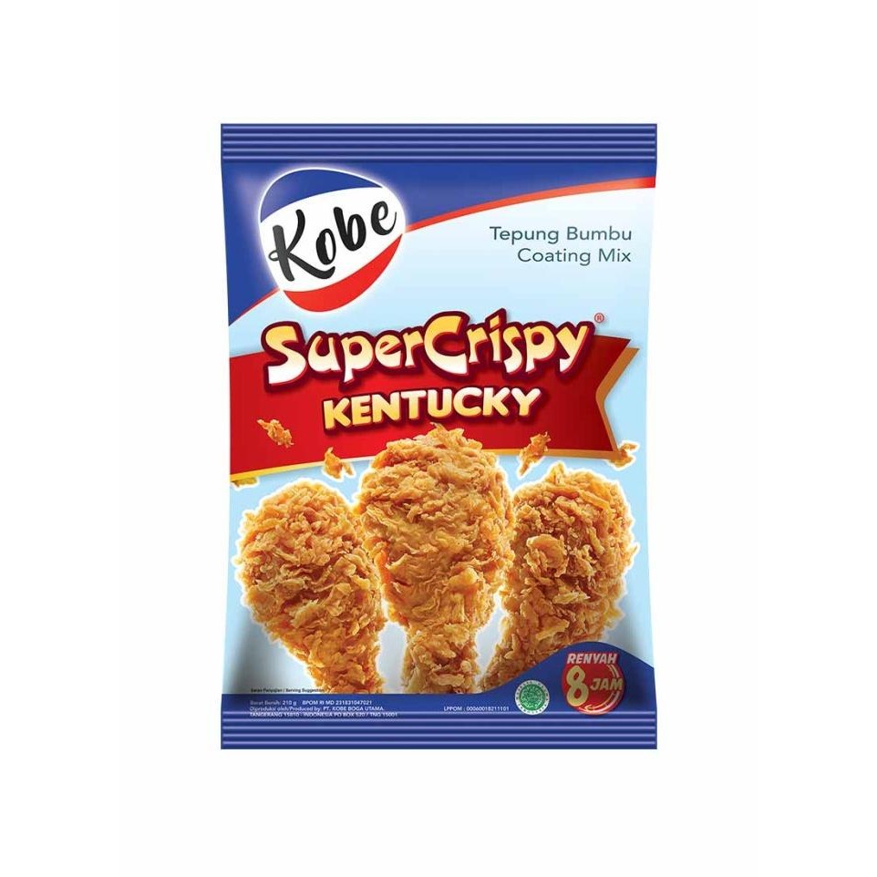 

Kobe Tepung Ayam Kentucky Super Crispy 850g - Eceran