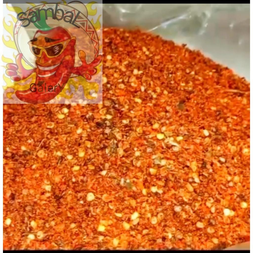 

SambaL GalerY Cabe Bubuk Super Pedas 1Kg Untuk Kuah Seblak Dan Baso Aci Cabe Bubuk Halus Daun Jeruk Boci