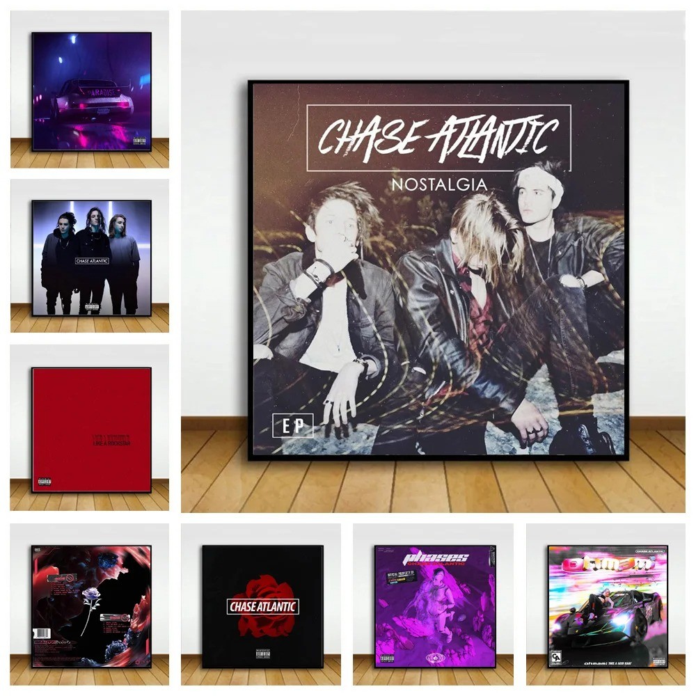 

T026 Chase Atlantic Rock Music Album Cover Singer Stars Canvas Painting Poster HD Prints Wall Picture Art Living Home Room Decor