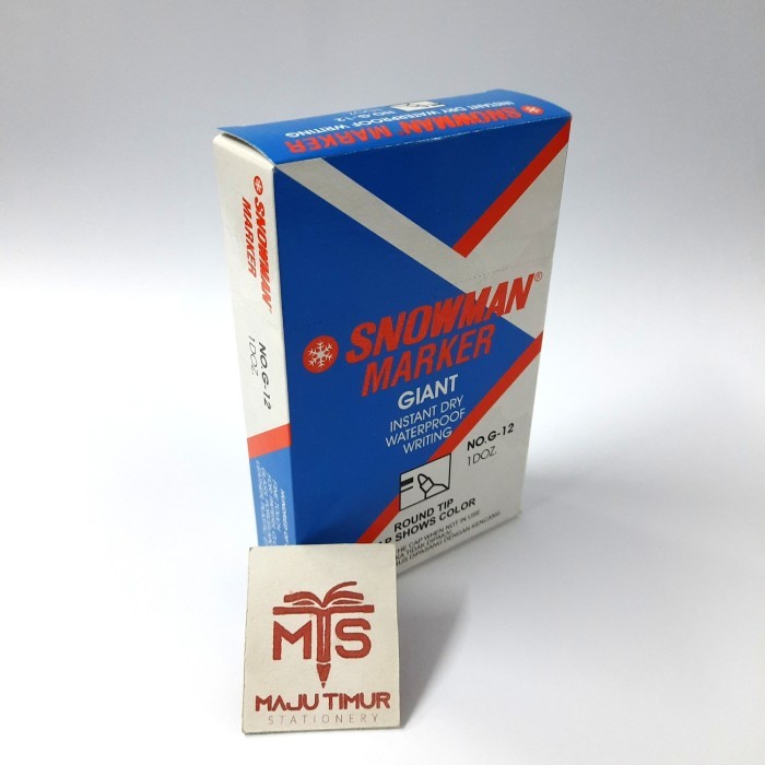 

[New Arrival] Snowman Permanent Marker Spidol - Biru