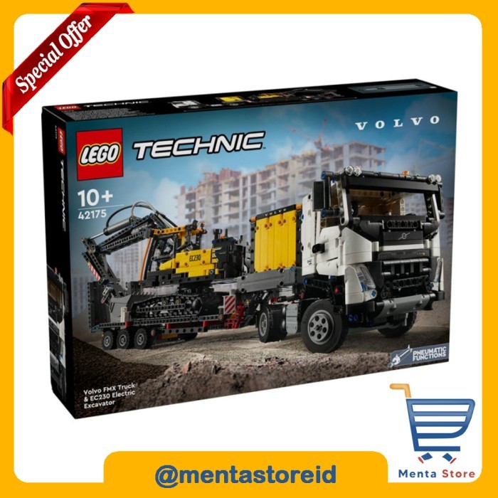 LEGO Technic 42175 Volvo FMX Truck & EC230 Electric Excavator