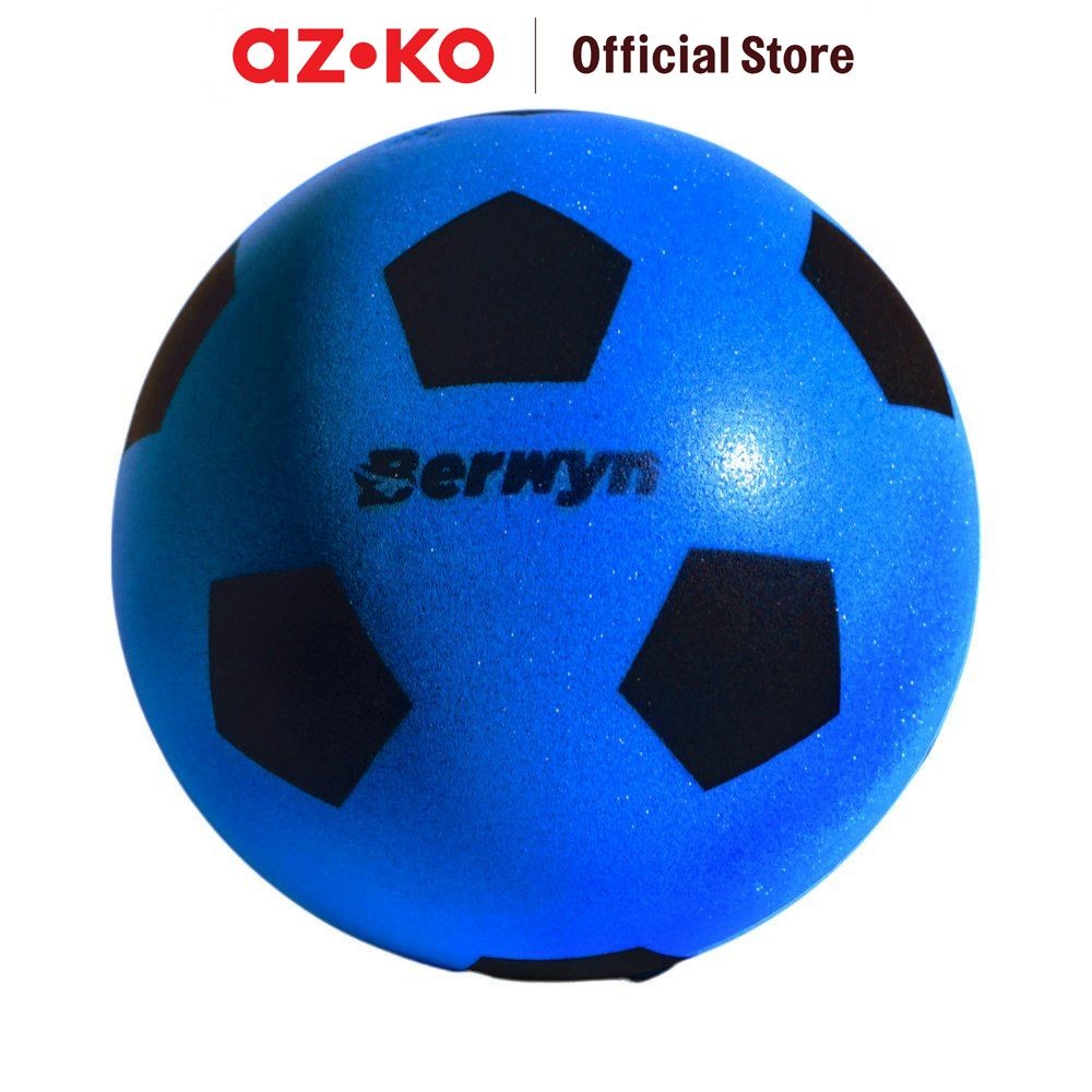 AZKO Berwyn 18 cm Bola Sepak Silence Foam - Biru Football Bola Kaki Perlengkapan Olahraga Bola Tenda