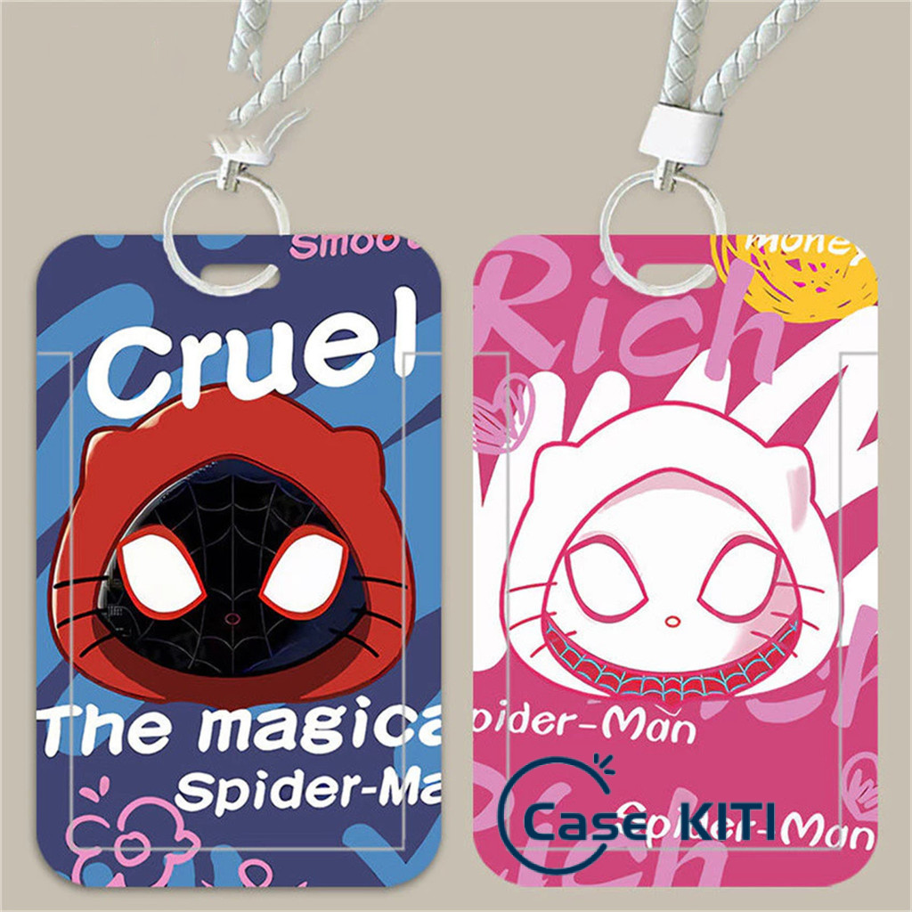 

ID Card Holder Motif Kartun Spider Man Yang Trendi Topi Couple Pria Dan Wanita Korea | Tempat Pelindung Kartu Nama Photocard Sekolah Kantor Photocard Photo Card CASE KITI