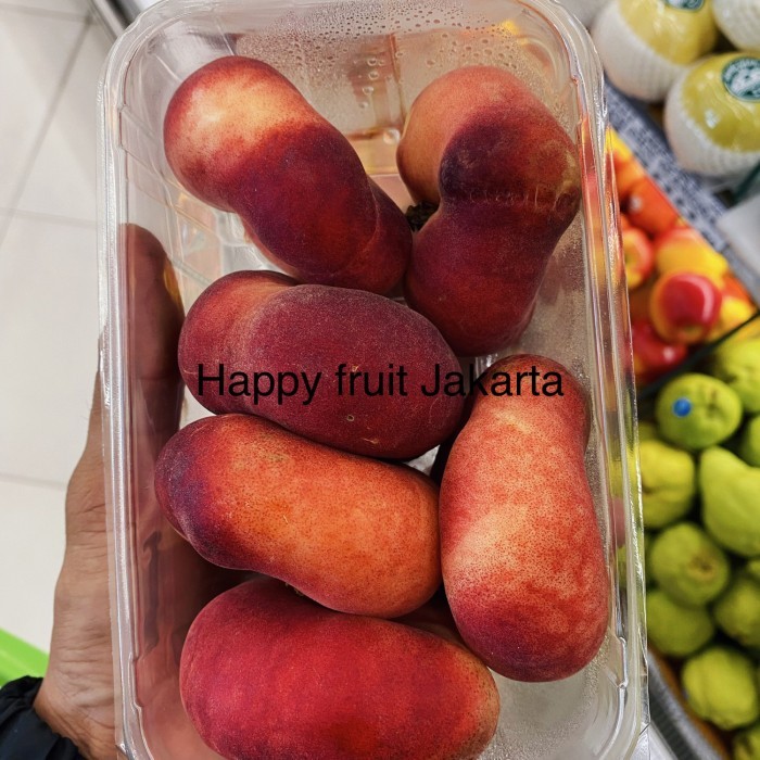 

Peach donat manis fresh pack 500 grm| Buah peach Donut 500grm