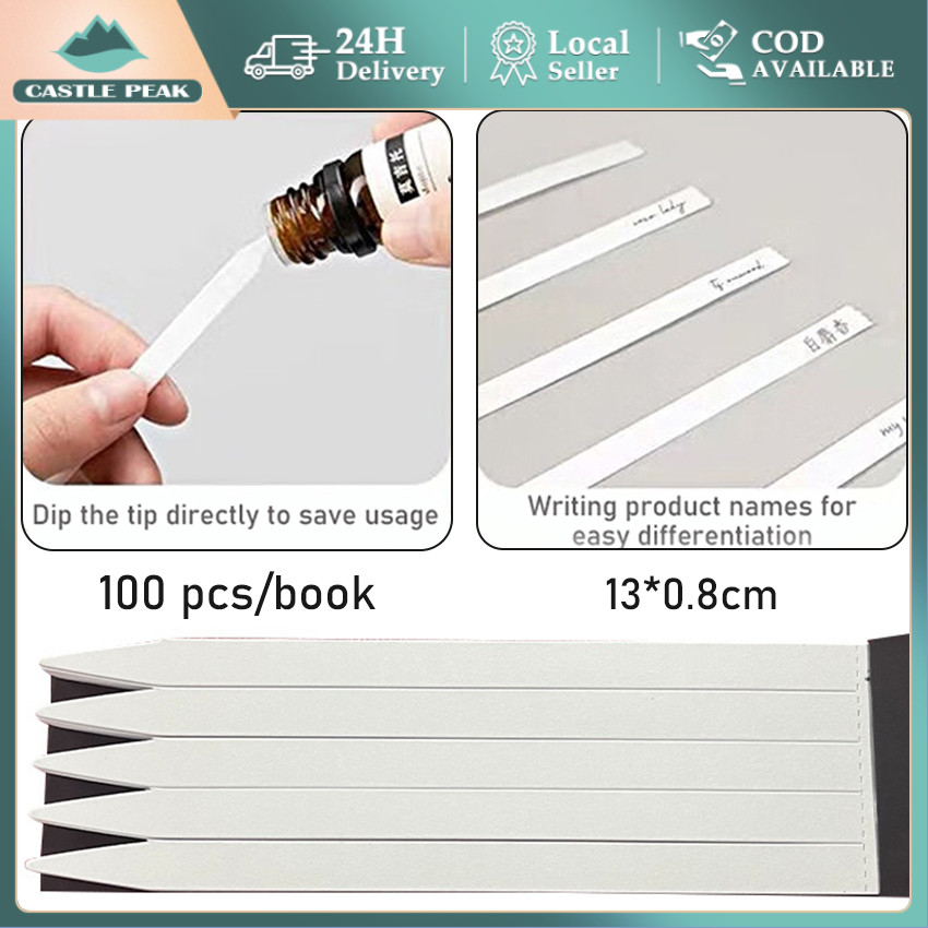 100 Lembar Kertas Tester Parfum Smelling Strip Paper Test Atau Smelling Strip Kertas Untuk Ngetes Ar