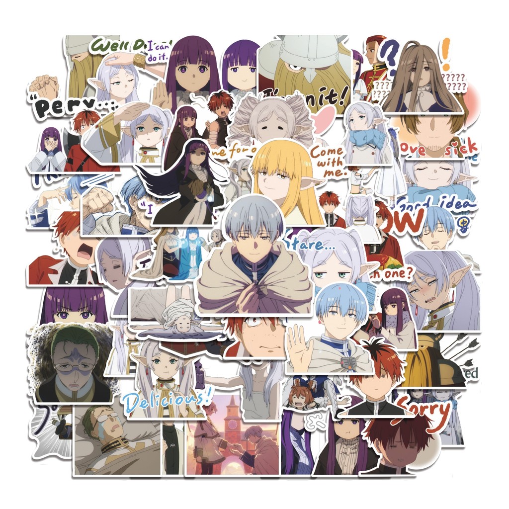 

COD 50 Pcs Stiker Frieren Beyond Journey's End Lucu Anti Air Untuk Dekorasi Notebook Sepeda Skateboard Handphone DIY