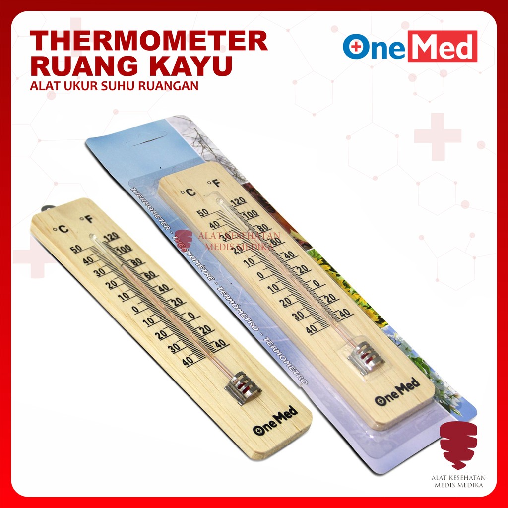 Thermometer Ruang Kayu Termometer Ruangan Thermo Dinding Suhu Ruangan Wooden