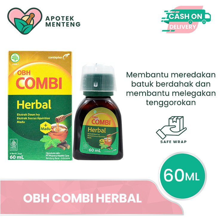 OBH Combi Herbal 60 mL - Obat Batuk Herbal