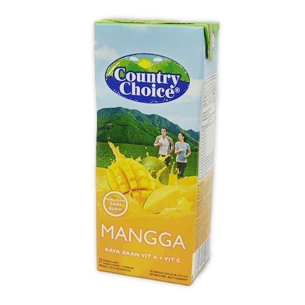 

HPM - COUNTRY CHOICE JUICE MANGO TP 250 ML - JUS AMY