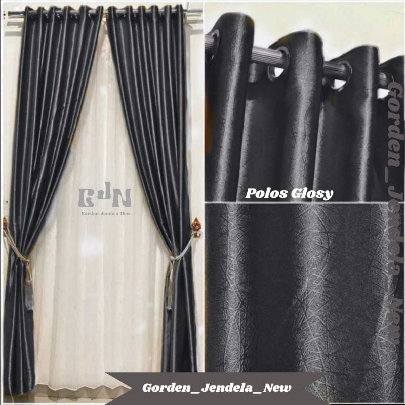 Gorden Polos Glosy Gorden Blackout Premium Gorden Gorden Aestetik Gorden Jemdela Pintu Gorden Murah 