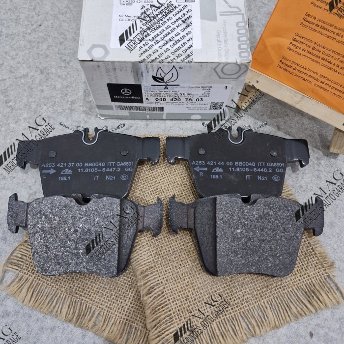 KAMPAS REM BELAKANG MERCEDES W253 X253 GLC200 GLC250 BRAKE PAD GLC ORI