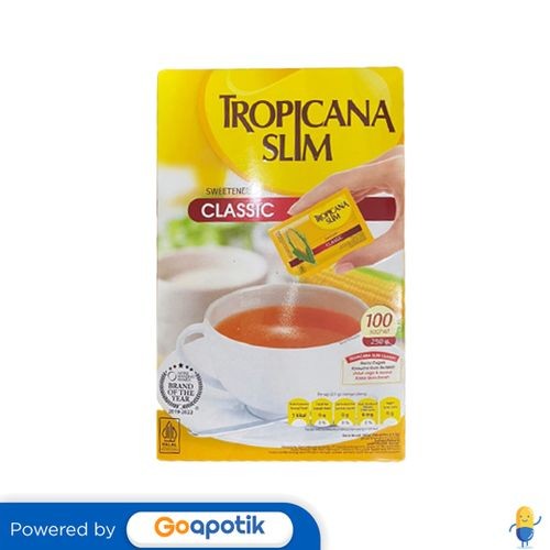 

Tropicana Slim Classic Box 100 Sachet