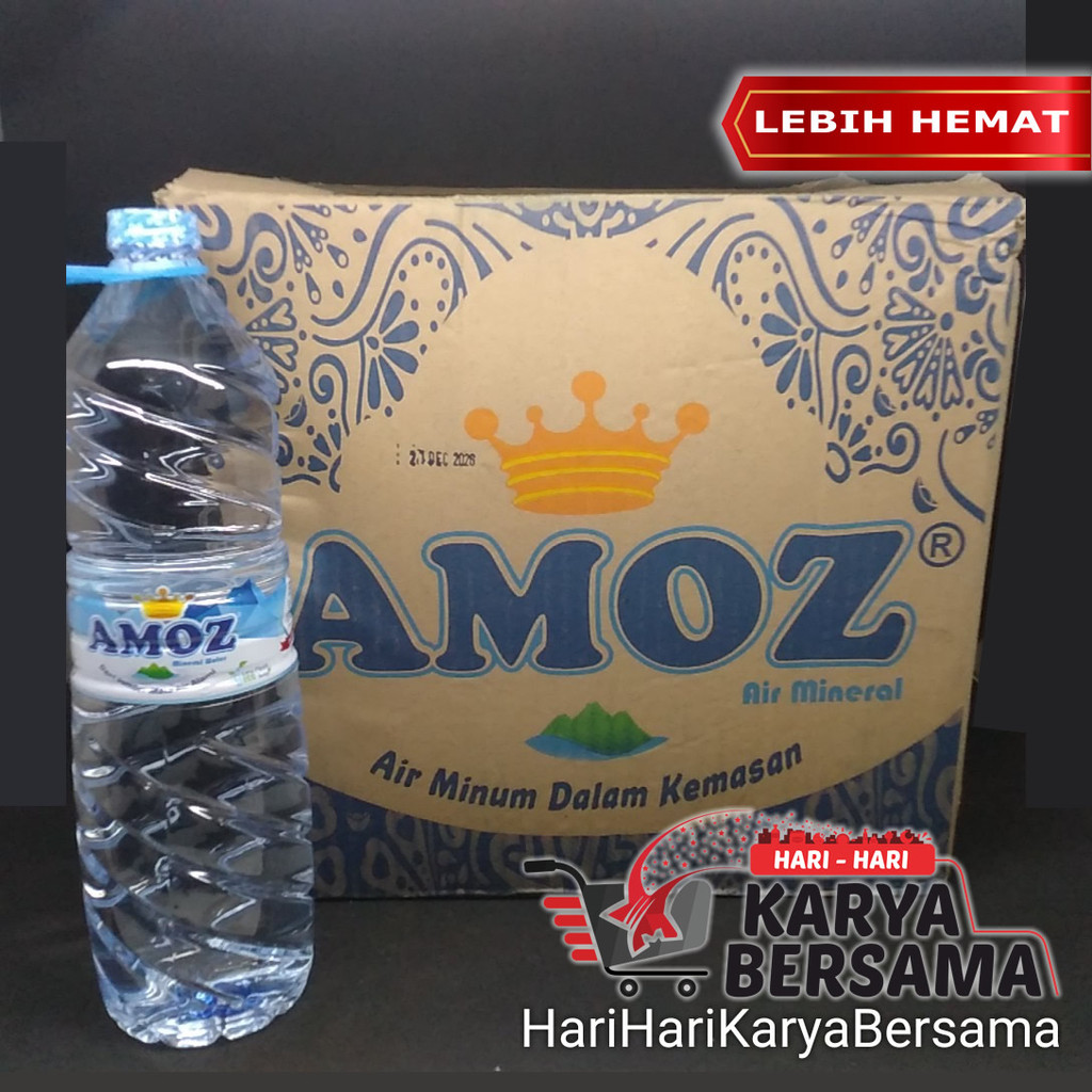 

MINUMAN AIR MINERAL AMOZ ISI 12 BOTOL X 1500ML - PER KARTON