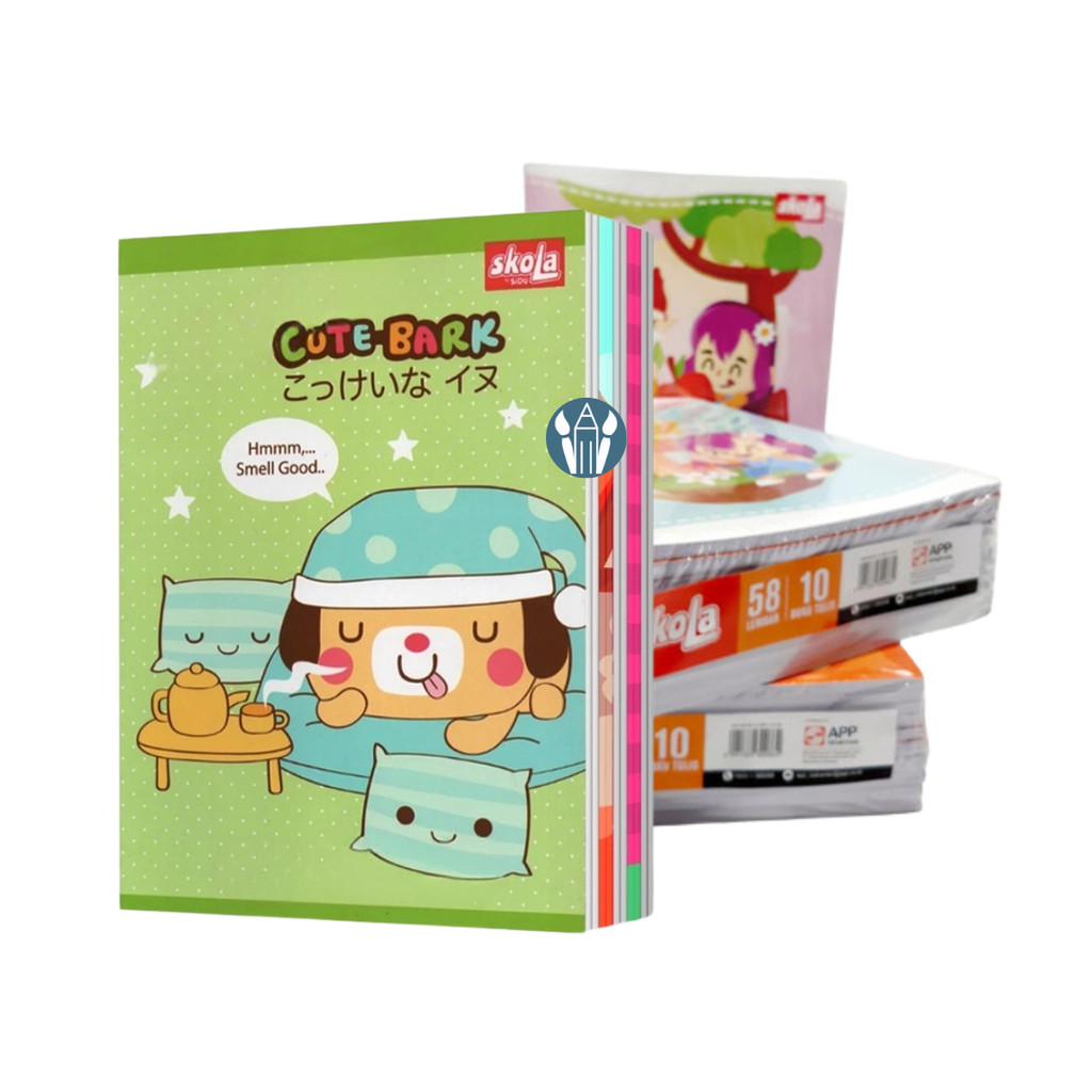 

NYBEBY26 BUKU TULIS SKOLA 58 LEMBAR PAK ISI BUKU ATAN SEKOLAH